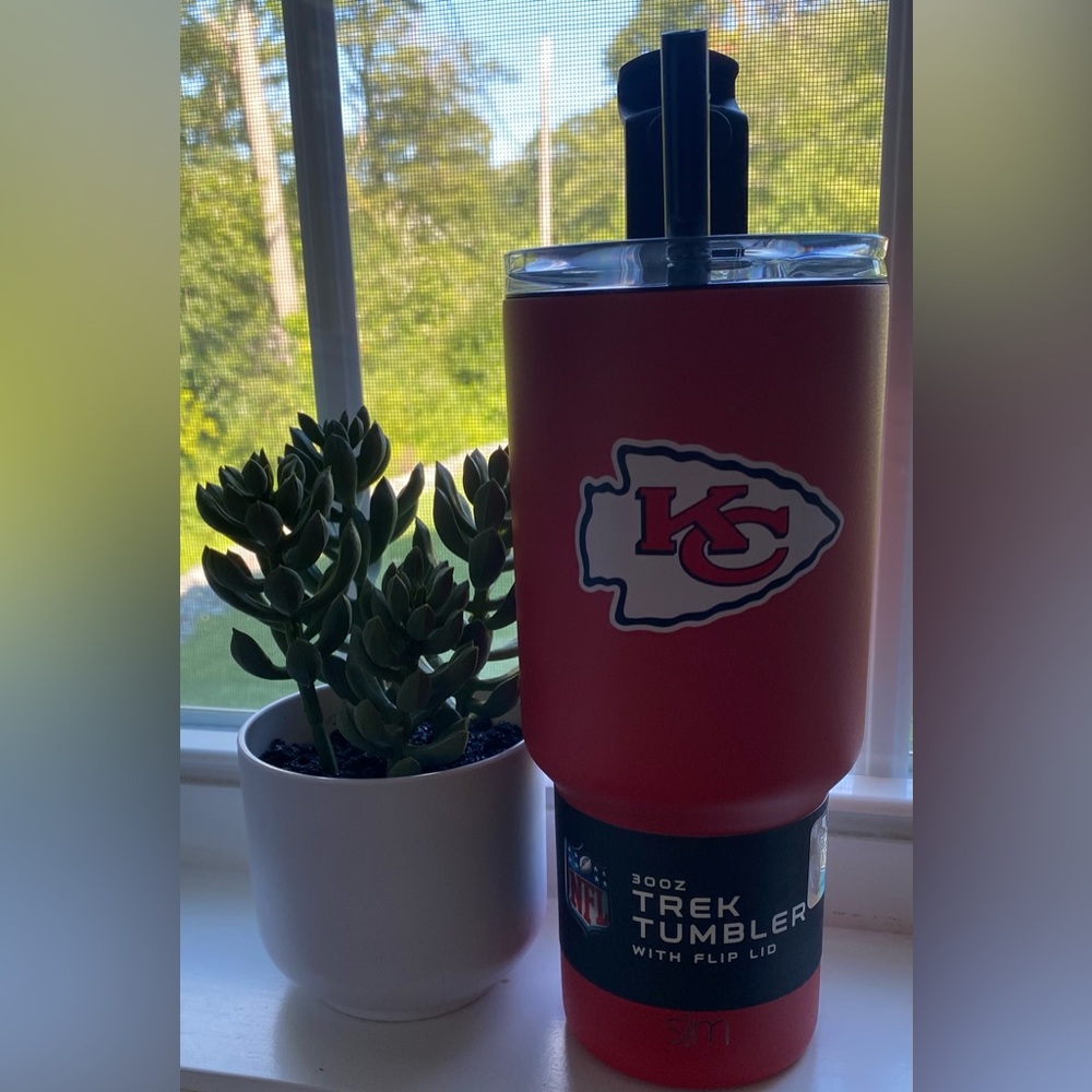 NFL Kansas City Chiefs 30oz Trek Tumbler with Flip Lid & Straw - Picture 8 of 8